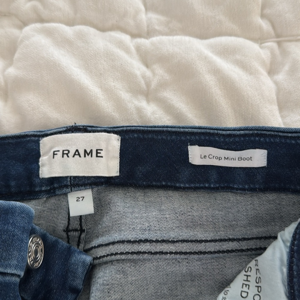 Frame Le Crop Mini Boot Jeans - Picture 3 of 4